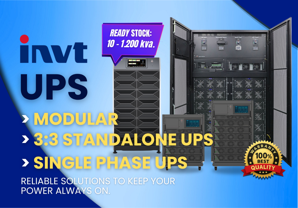 INVT UPS | Modular UPS, Standalone UPS, Single Phase UPS